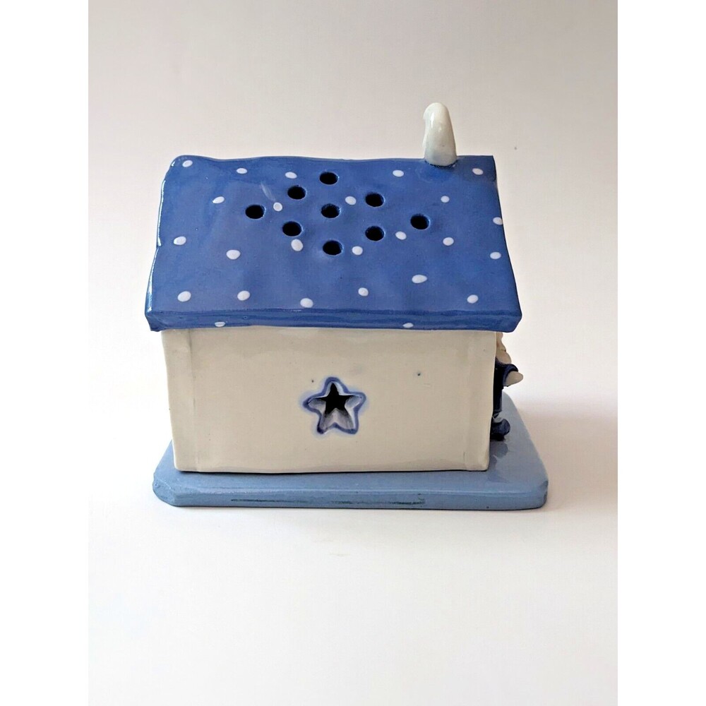 Robin Russell Ceramics Handmade Night Light The Man in the Moon Nursery Kids VTG - Picture 5 of 9